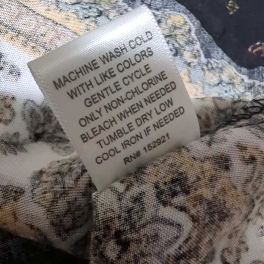 RYAN MICHELLE BLACK LONG FLORAL RUFFLE DRESS SHORT SLEEVE ELASTIC NECK LARGE NWT - Picture 7 of 8